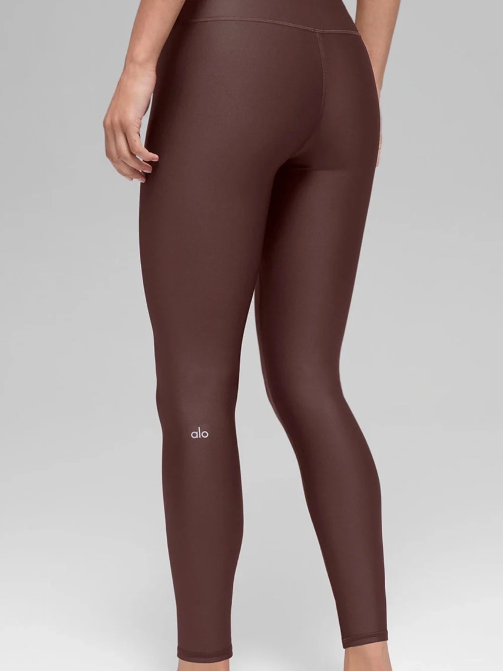 Never used- ALO Yoga High-Waist Leggings 7/8  brownstone